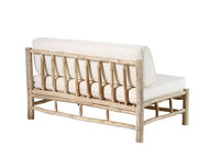 PANTAI Lounge chair 150cm natural H 82 x W 150 x D 85 cm - best price from Maltashopper.com CS270209