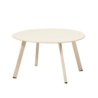 NURIO Beige lounge table H 40 cm - Ø 70 cm - best price from Maltashopper.com CS668290