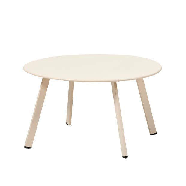 NURIO Beige lounge table H 40 cm - Ø 70 cm - best price from Maltashopper.com CS668290