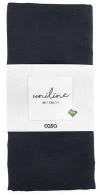 UNILINE Table runner black W 45 x L 138 cm - best price from Maltashopper.com CS615762