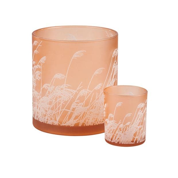 PAMPAS Orange candle holder H 15 cm - Ø 15 cm - best price from Maltashopper.com CS672161