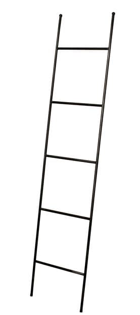 IRON Black decorative ladder H 161 x W 36 x D 1 cm