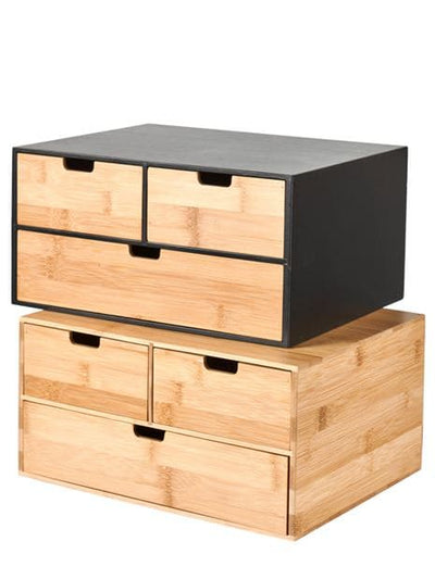 BAMBOO Storage unit 3 drawers, 2 color variants - best price from Maltashopper.com CS664874