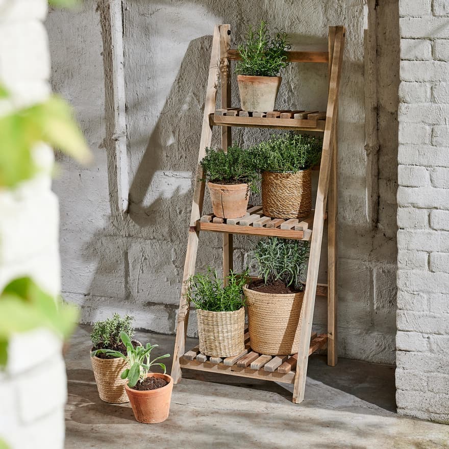 RECYCLE Natural plant stand - best price from Maltashopper.com CS678699