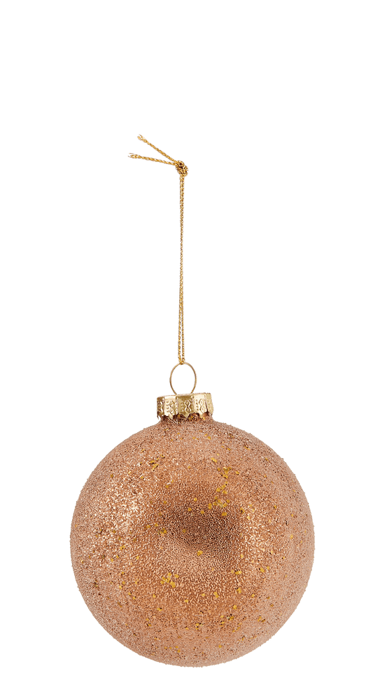 GLADYS Brown Christmas ballØ 8 cm - best price from Maltashopper.com CS676319