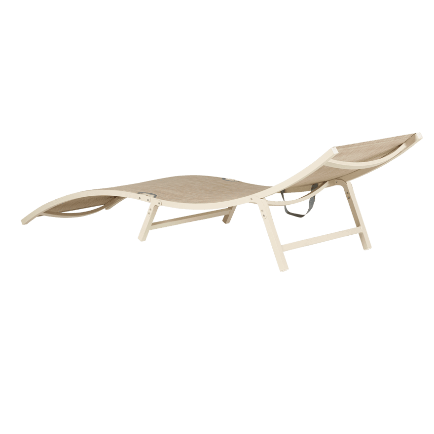 SILVES Sand deckchair - best price from Maltashopper.com CS690452