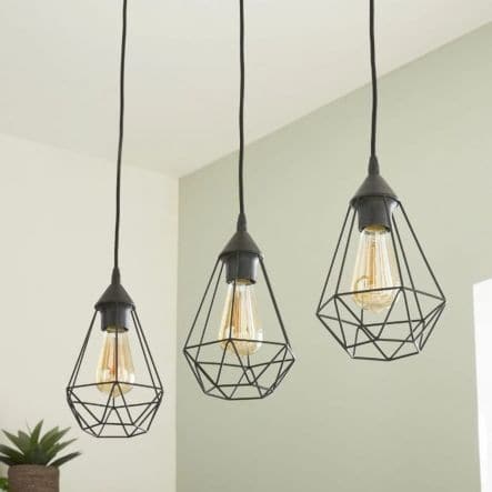 Bricocenter BYRON METAL CHANDELIER BLACK 3XE27=60W