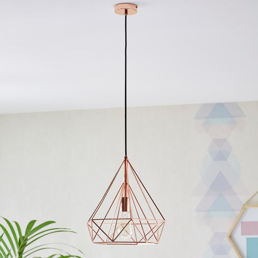 Bricocenter BYRON METAL CHANDELIER COPPER D37=60W