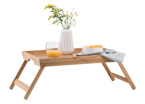 NEW BAMBOO Natural bed tray H 20 x W 50 x D 30 cm - best price from Maltashopper.com CS607747