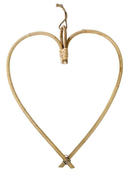 HEART Natural hanging decoration H 37 x W 33 cm - best price from Maltashopper.com CS624617