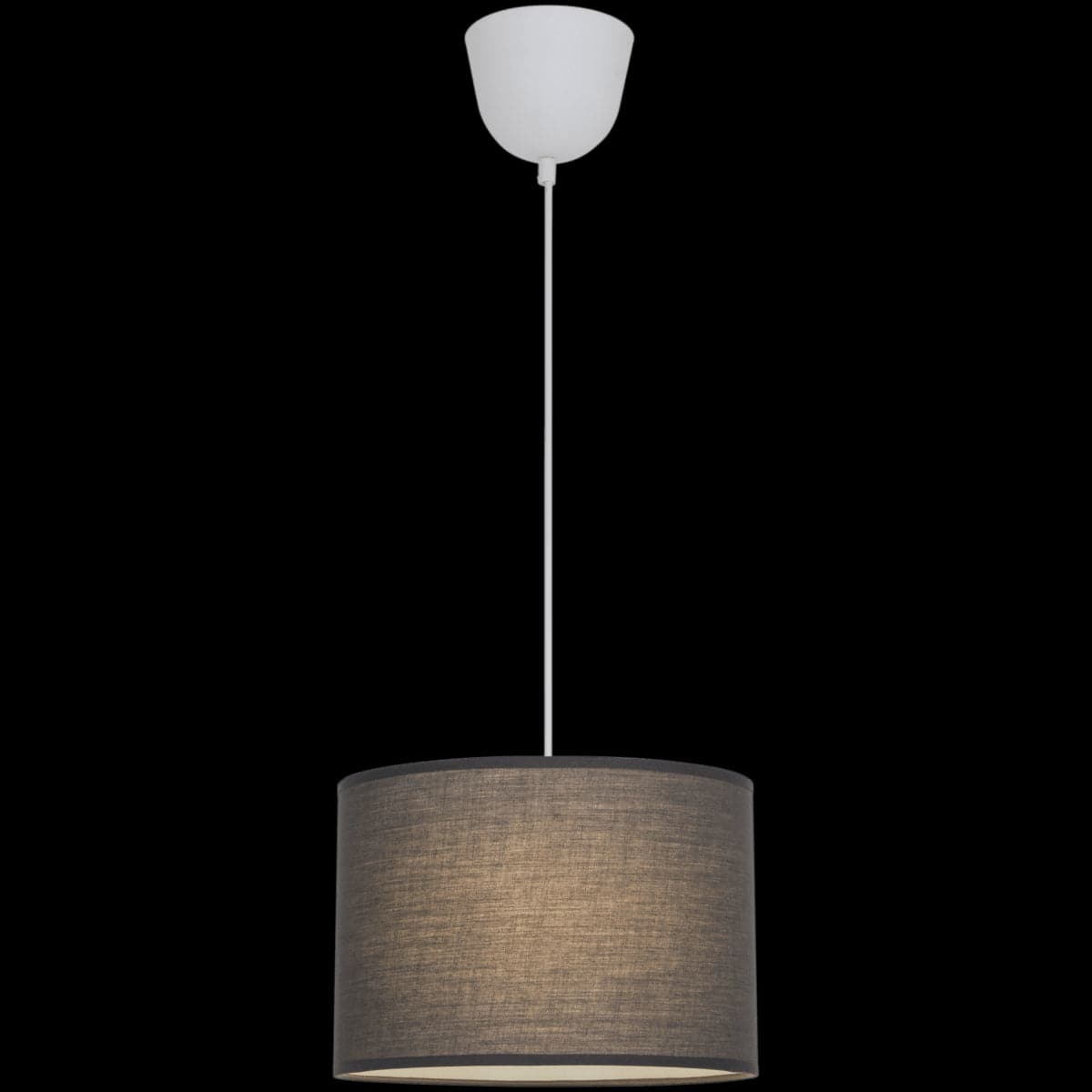 SITIA CHANDELIER FABRIC GREY D29 E27=60W - best price from Maltashopper.com BR420003104