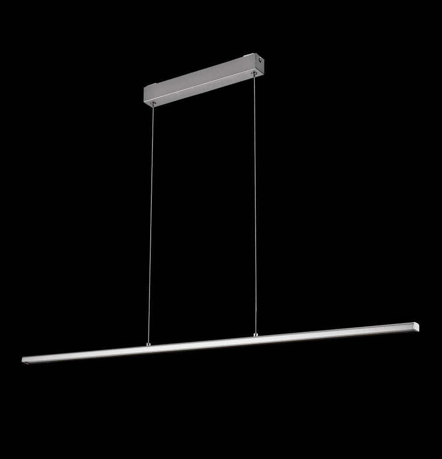 Bricocenter CHANDELIER FONDA ALUMINIUM CHROME 90 CMLED 20W WARM LIGHT