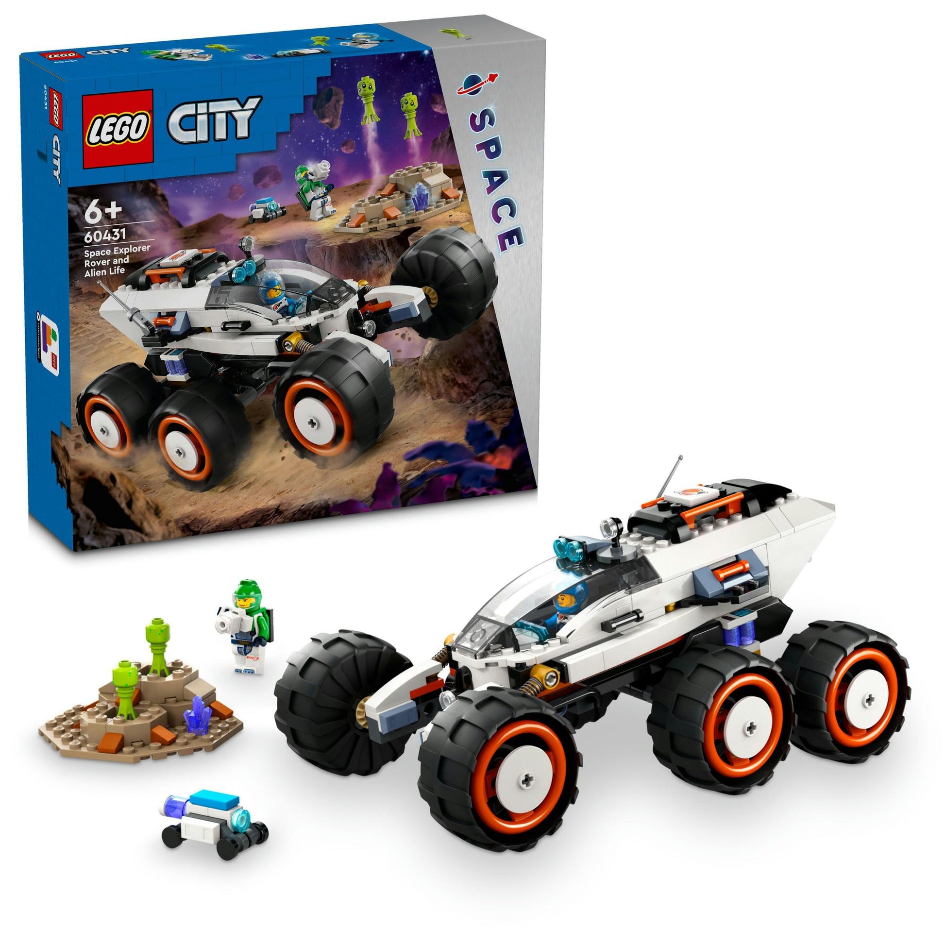 City - Rover space explorer and alien life