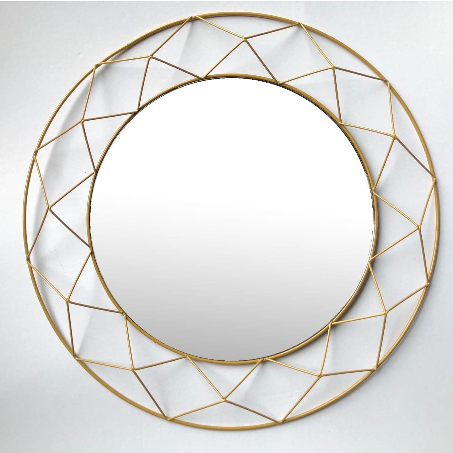 Bricocenter JESSICA MIRROR METAL GOLD D50 CM