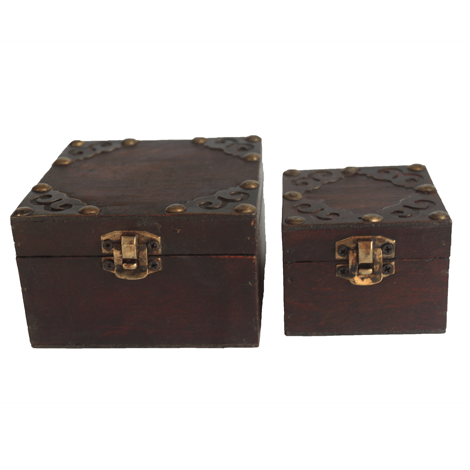 Bliss Set of 2 Gothic Square Boxes