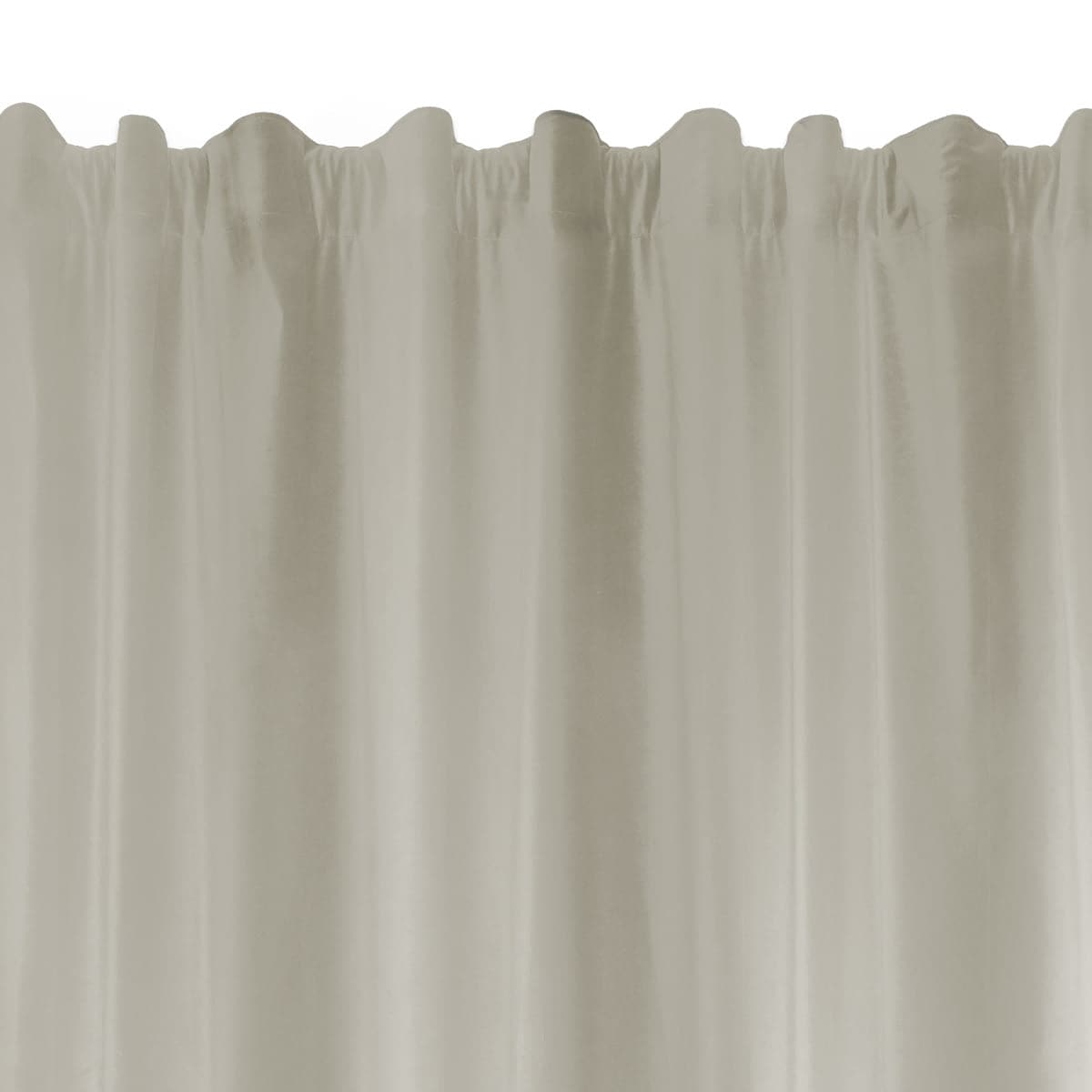 PROTECT ECRU OPAQUE CURTAIN 135X280CM WEBBING AND CONCEALED HANGING LOOP - best price from Maltashopper.com BR480009569