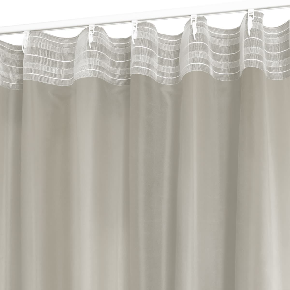 PROTECT ECRU OPAQUE CURTAIN 135X280CM WEBBING AND CONCEALED HANGING LOOP - best price from Maltashopper.com BR480009569