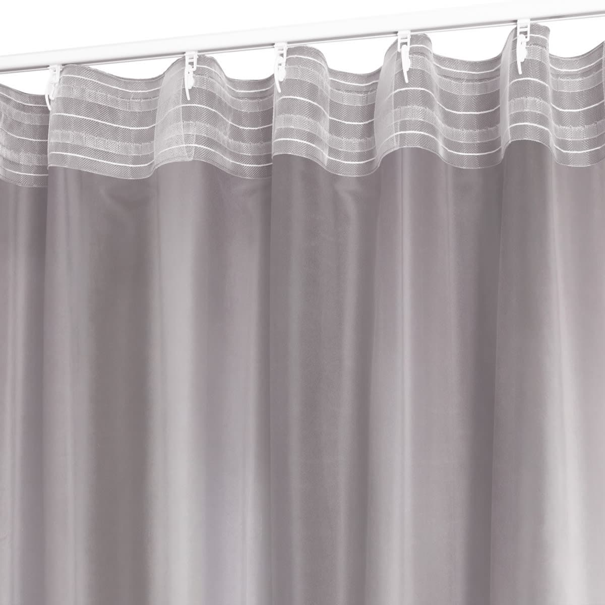 PROTECT GREY OPAQUE CURTAIN 135X28OCM WEBBING AND CONCEALED LOOP - best price from Maltashopper.com BR480009571