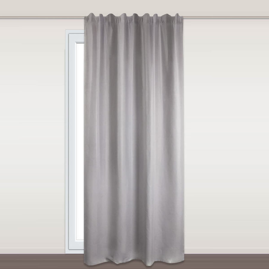 PROTECT GREY OPAQUE CURTAIN 135X28OCM WEBBING AND CONCEALED LOOP - best price from Maltashopper.com BR480009571