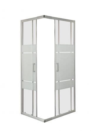 RECTANGULAR BOX SINQUE SILVER SCREEN-PRINTED 70/80X90/100CM H190CM-EXTENS.68-80/88-100CM - best price from Maltashopper.com BR430007325