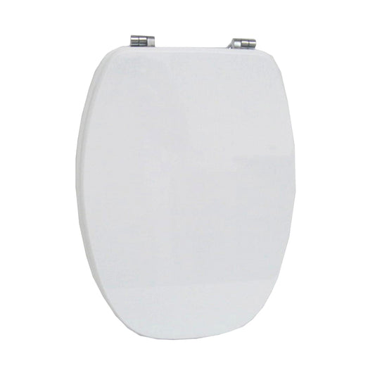 WC SEAT MOD. ITALICA - GLOSSY WHITE MDF - best price from Maltashopper.com BR430007152