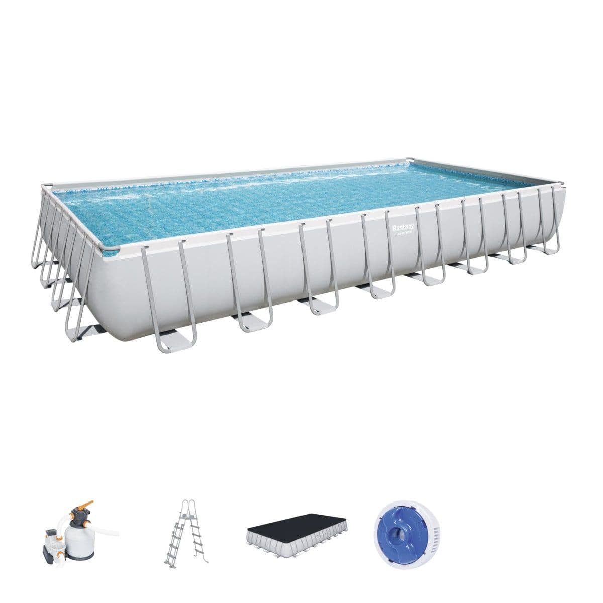 POWER STEEL Pool 9.56m X 4.88m X 1.32m - best price from Maltashopper.com BR500012680