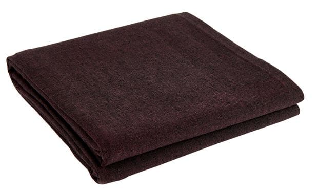Casa ORGANIC Dark purple tablecloth W 140 x L 200 cm