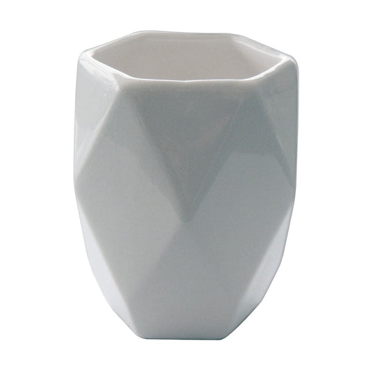 DALIA WHITE CERAMIC TOOTHBRUSH HOLDER - best price from Maltashopper.com BR430004037