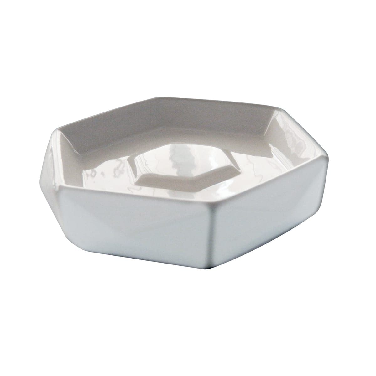 DALIA COUNTERTOP SOAP DISH WHITE CERAMIC - best price from Maltashopper.com BR430004039