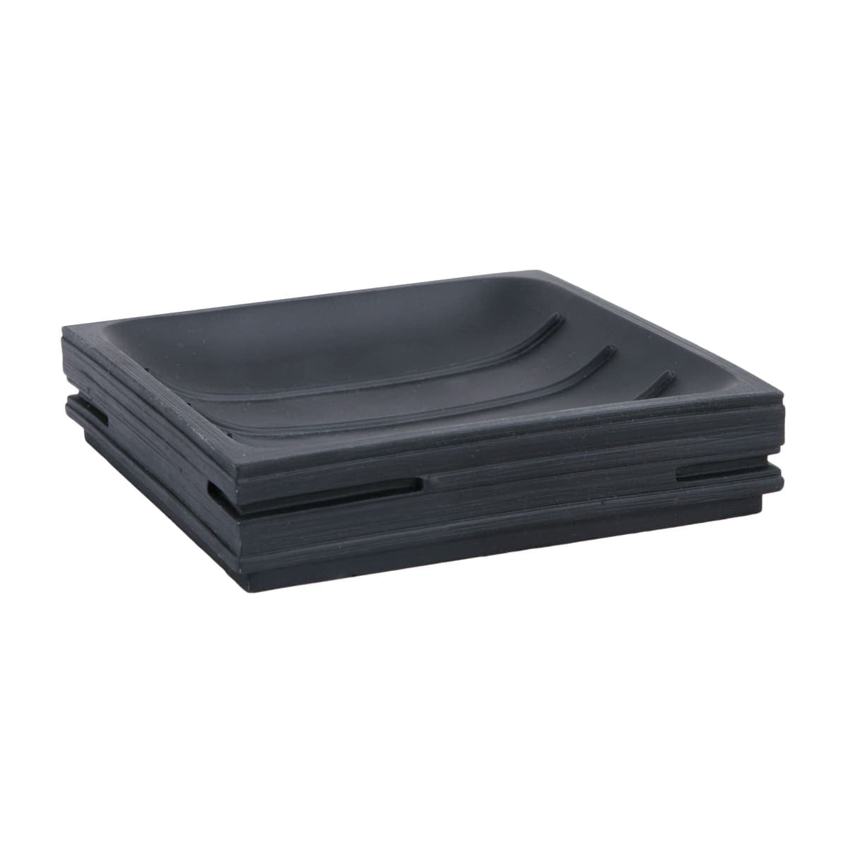 SOAP DISH BLACK RESIN - best price from Maltashopper.com BR430470480