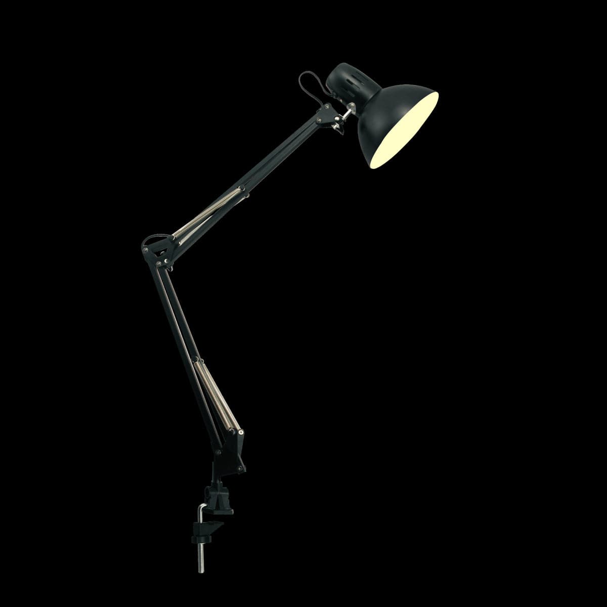 STUDIO LAMP ARQUITECTO BLACK H60 E27=60W WITH CLAMP - best price from Maltashopper.com BR420000936