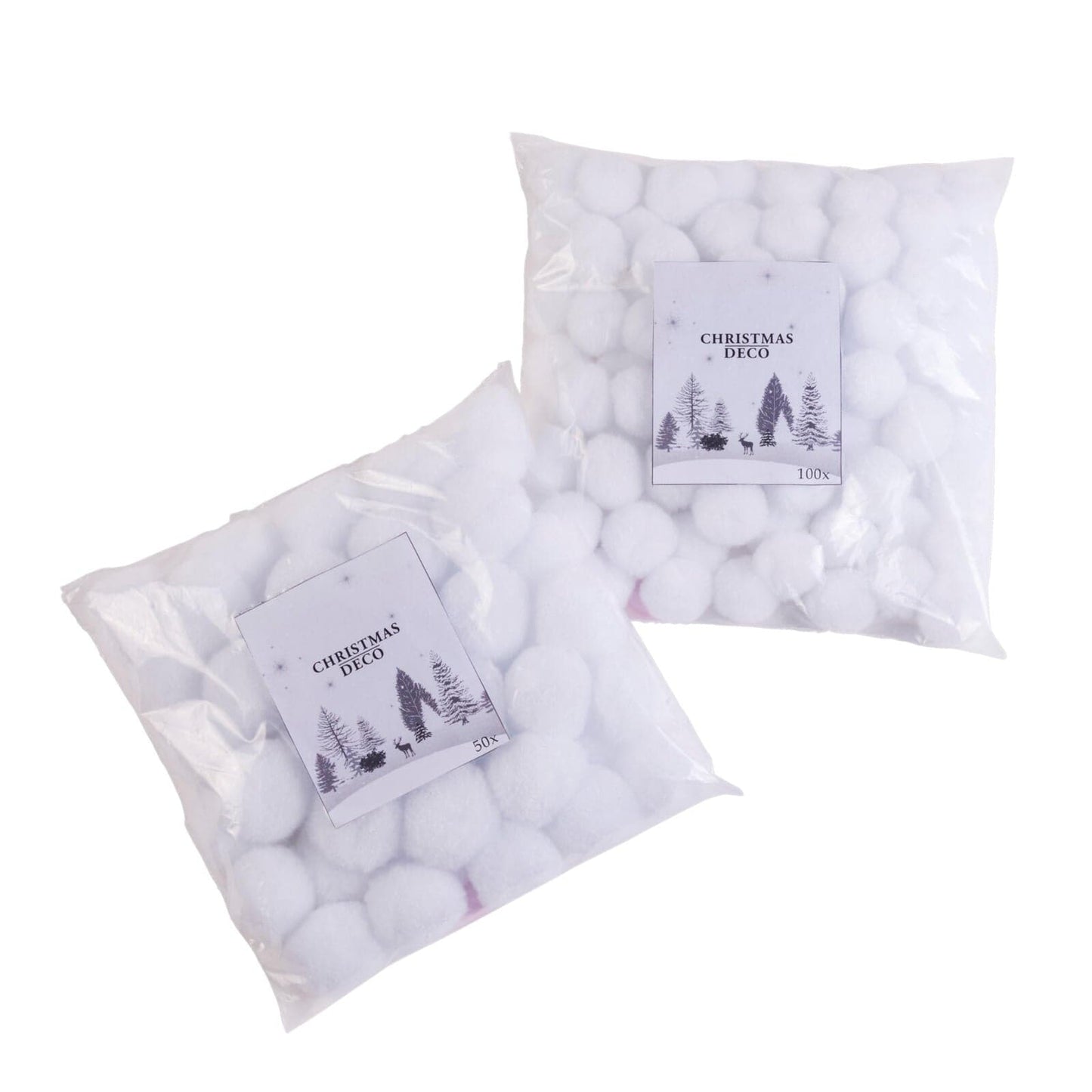 Casa SNOWBALL scatter decoration, 2 size variants