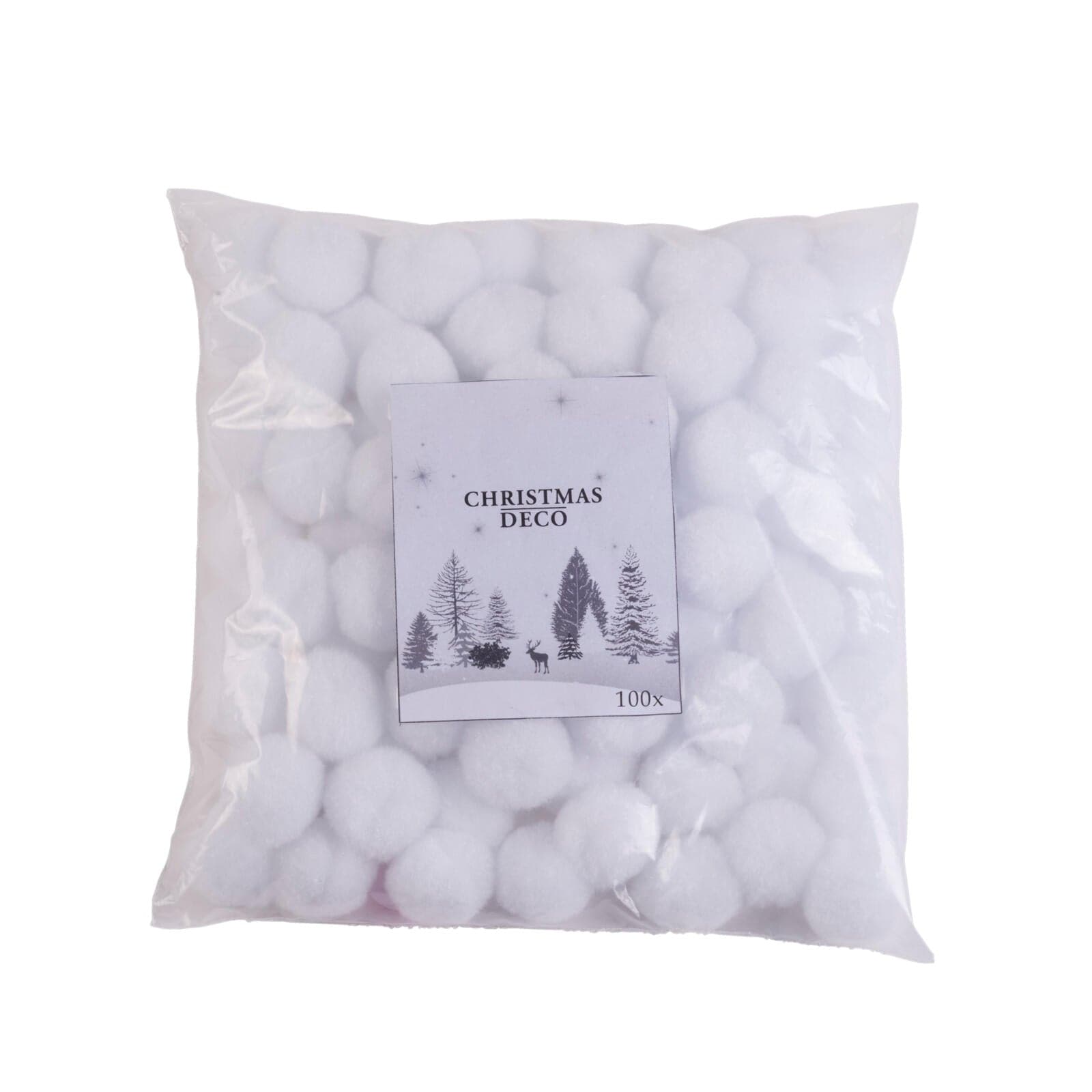 Casa SNOWBALL scatter decoration, 2 size variants
