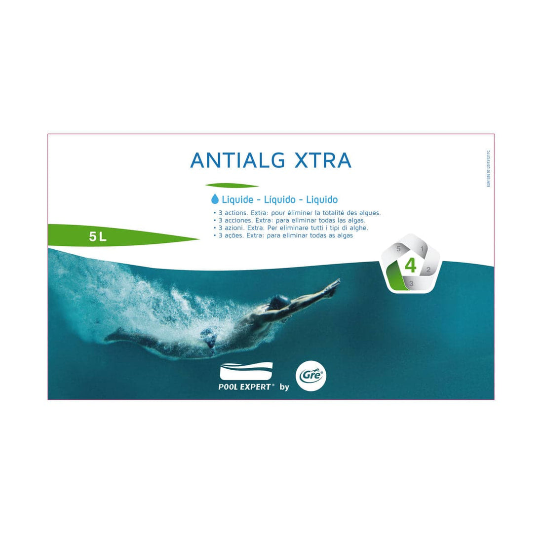 ANTIALGAE EXTRA 5LT - best price from Maltashopper.com BR500015487