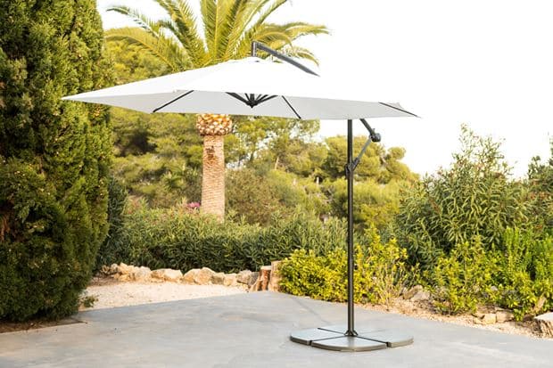 Casa HAWAI HANGING PARASOL Ø3M WHIT