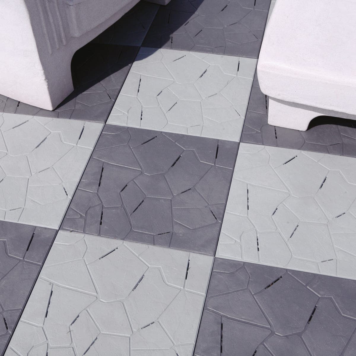 Bricocenter SNAPTILE ANTHRACITE TILE 40X40X2,5