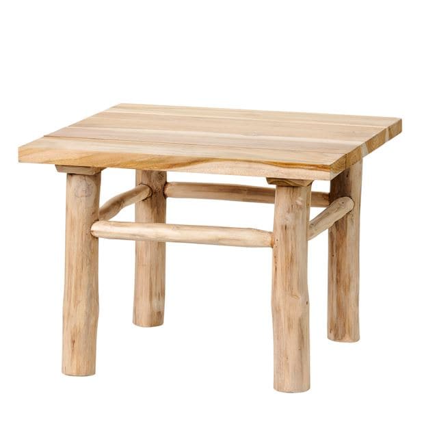 PANTAI Natural lounge table H 37 x W 50 x D 50 cm - best price from Maltashopper.com CS663502