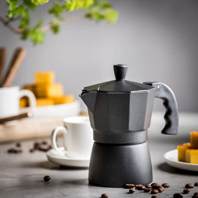 ARABICA Coffee maker for 3 cups black H 12.5 cm - Ø 8.3 cm - best price from Maltashopper.com CS617022