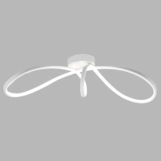Bricocenter CEILING LAMP RUBY METAL WHITE 80X27CM LED 40W NATURAL LIGHT