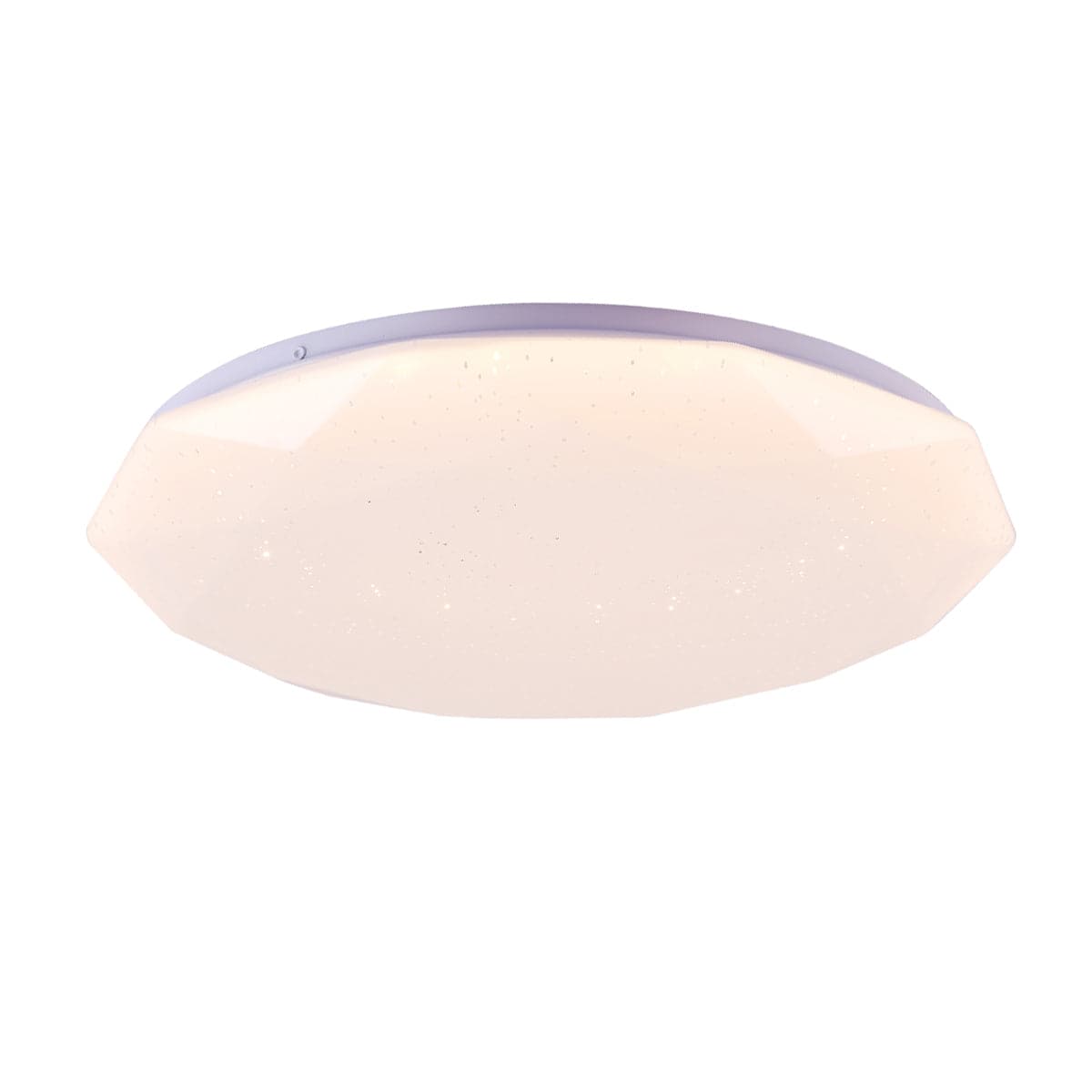 Bricocenter CEILING LIGHT SENDY POLYCARBONATE WHITE D33 CM LED 18W CCT DIMMABLE WITH REMOTE CONTROL