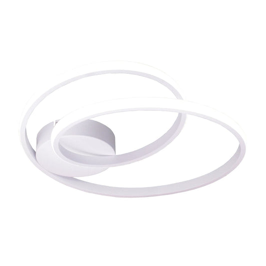 Bricocenter MALENA ALUMINIUM CEILING LAMP WHITE 40X40X7CM LED 38W CCT RGB