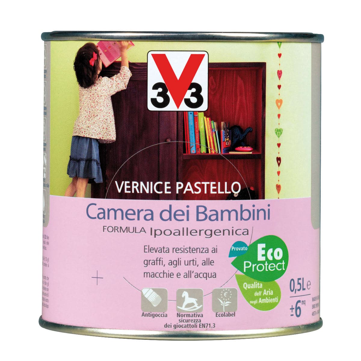 ECO PAINT FOR CHILDREN'S ROOM WONDERFUL BLUE ML500