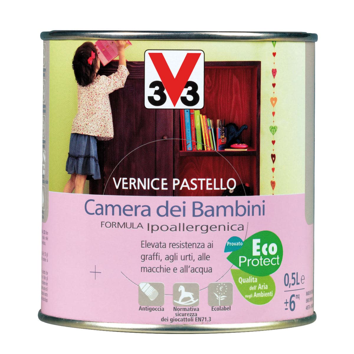 CHILDREN'S ROOM ECO PAINT LIBERTY RED ML500 - best price from Maltashopper.com BR470320181