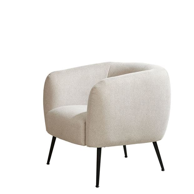 Casa DAVI Antique white armchair, H 71 x W 71 x D 75 cm