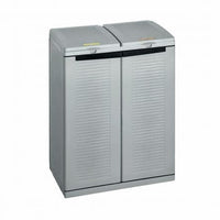 ECOLINE 2 GREY RESIN RECYCLING CABINET W68XP39XH88,7 - best price from Maltashopper.com BR440002033