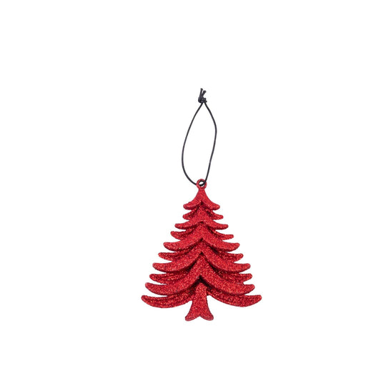 Glitter Tree hanging decoration, 2 color variants - best price from Maltashopper.com CS640430