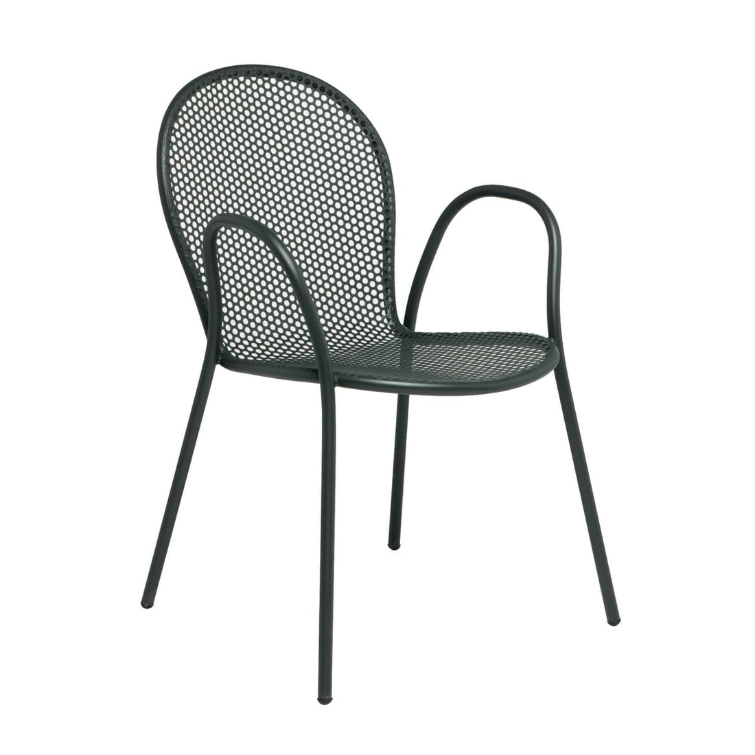 STACKABLE CHAIR WITH ANTHRACITE ARMRESTS - best price from Maltashopper.com BR500013044