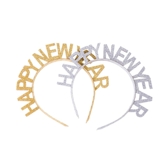 HAPPY NEW YEAR headband, 2 color variants - best price from Maltashopper.com CS641291