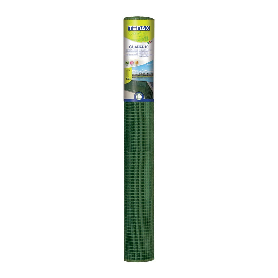 PLASTIC SQUARE NET 10 GREEN 1X3 M - best price from Maltashopper.com BR500510233
