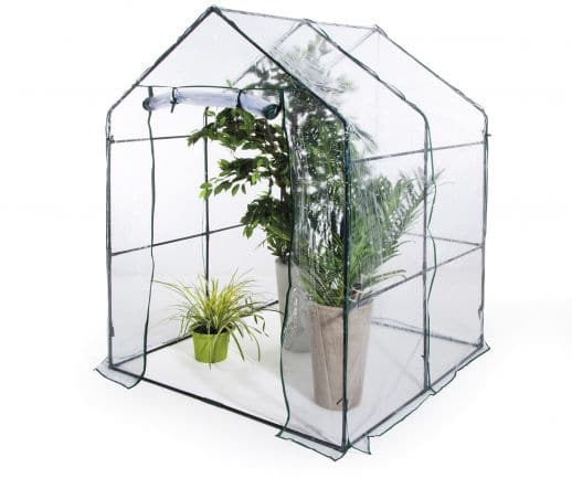 GREENHOUSE WITH PVC SHEET 140X140XH197 - best price from Maltashopper.com BR500015285